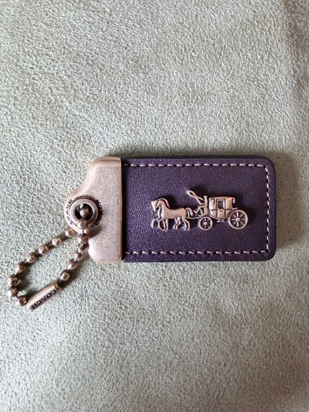 Coach 1941 Hangtag Oxblood/Brass